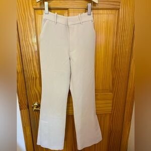 Abercrombie Beige Tailored Pant with Slit